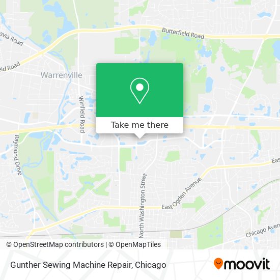 Mapa de Gunther Sewing Machine Repair