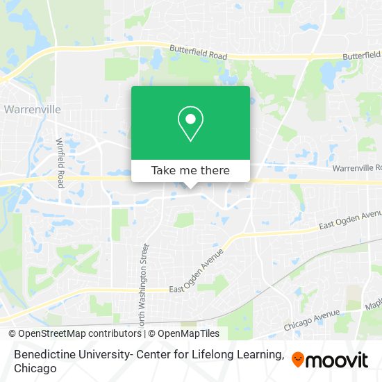 Benedictine University- Center for Lifelong Learning map