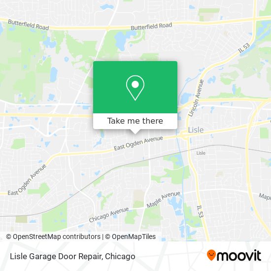 Lisle Garage Door Repair map