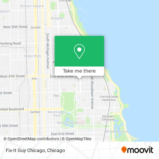 Mapa de Fix-It Guy Chicago