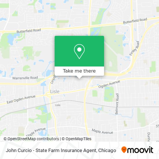 Mapa de John Curcio - State Farm Insurance Agent