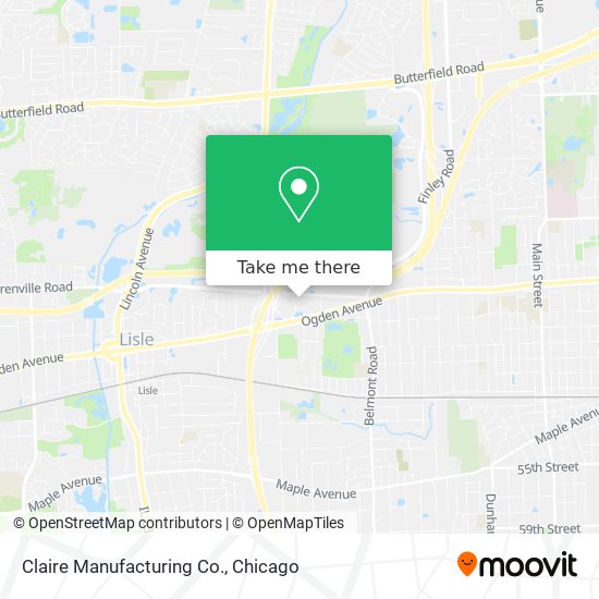 Claire Manufacturing Co. map