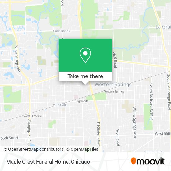 Maple Crest Funeral Home map