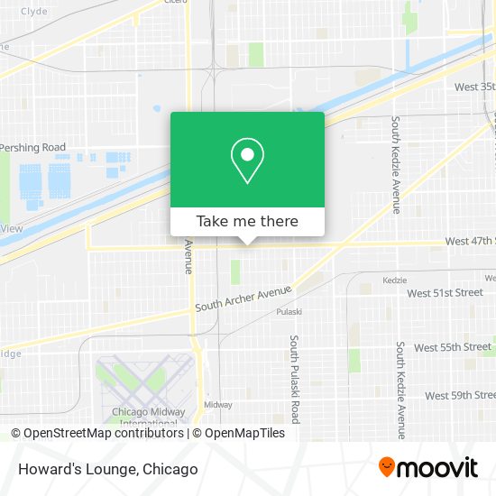 Howard's Lounge map