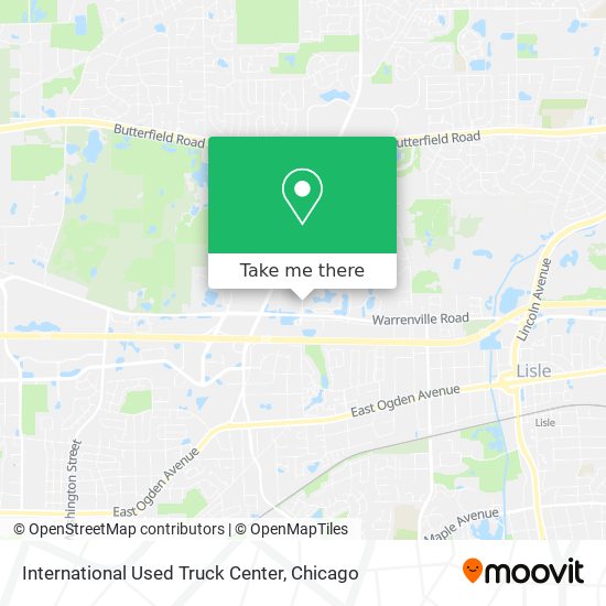 International Used Truck Center map