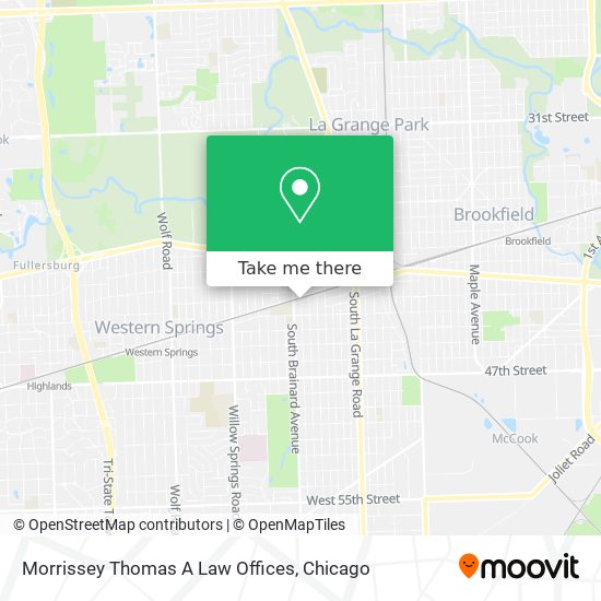 Mapa de Morrissey Thomas A Law Offices