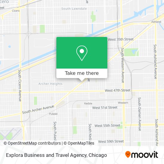 Mapa de Explora Business and Travel Agency
