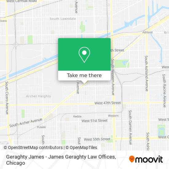 Mapa de Geraghty James - James Geraghty Law Offices