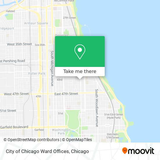 City of Chicago Ward Offices map