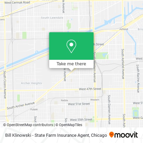 Mapa de Bill Klinowski - State Farm Insurance Agent