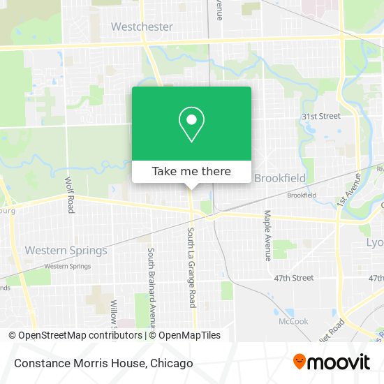 Constance Morris House map