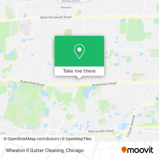 Wheaton Il Gutter Cleaning map