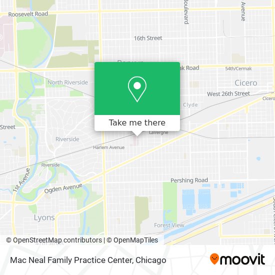 Mac Neal Family Practice Center map