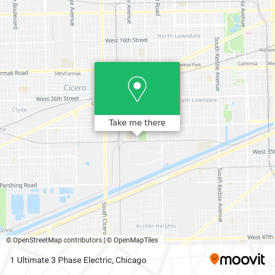 Mapa de 1 Ultimate 3 Phase Electric