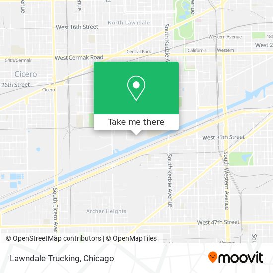 Lawndale Trucking map