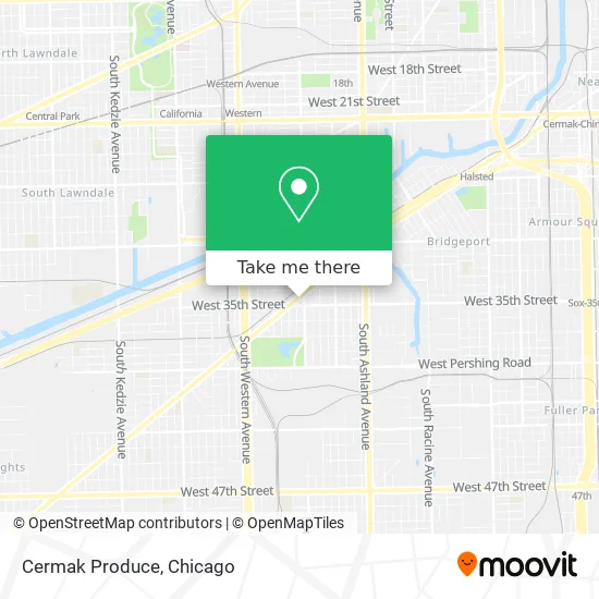 Cermak Produce map