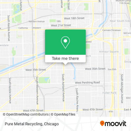 Pure Metal Recycling map