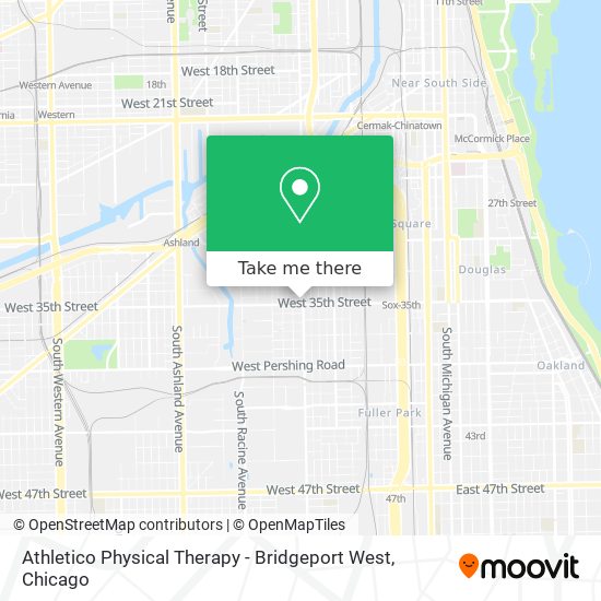 Athletico Physical Therapy - Bridgeport West map