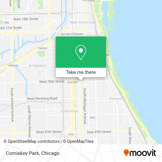 Comiskey Park map