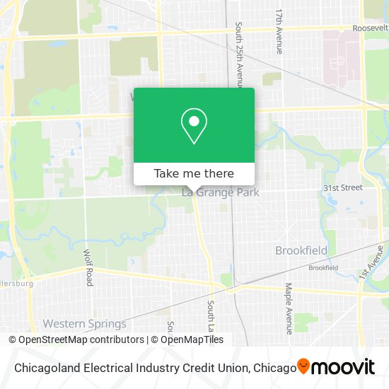 Chicagoland Electrical Industry Credit Union map