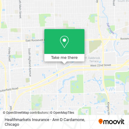 Healthmarkets Insurance - Ann D Cardamone map