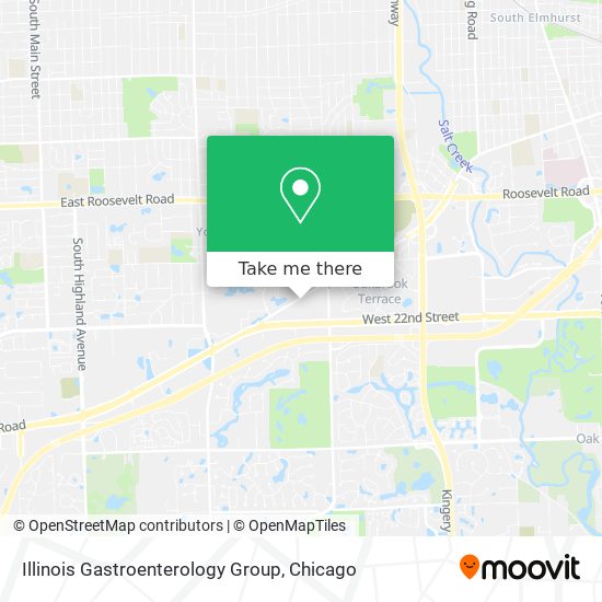 Illinois Gastroenterology Group map