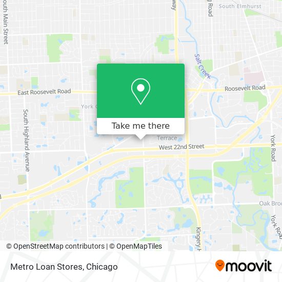Metro Loan Stores map