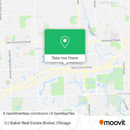 CJ Baker Real Estate Broker map