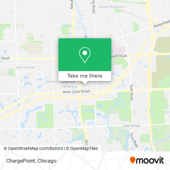 Mapa de ChargePoint