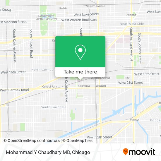Mohammad Y Chaudhary MD map