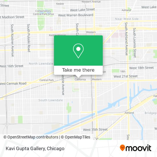 Kavi Gupta Gallery map