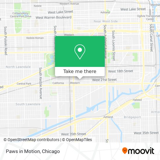 Paws in Motion map