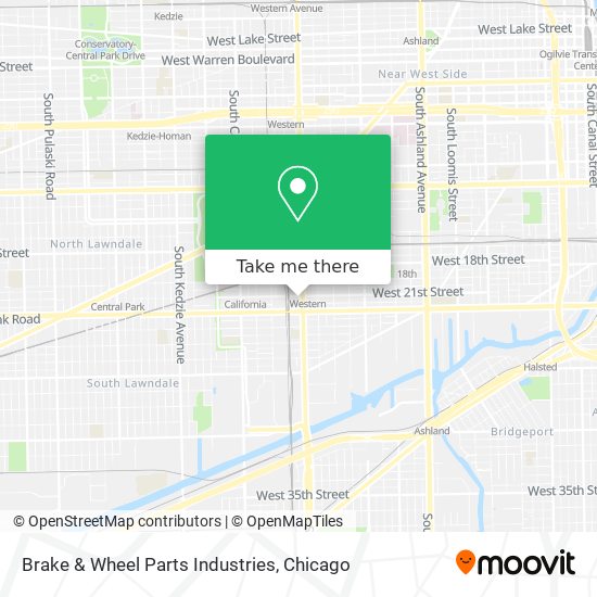 Brake & Wheel Parts Industries map