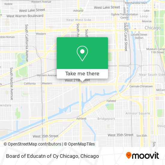 Board of Educatn of Cy Chicago map