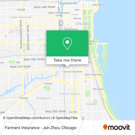 Farmers Insurance - Jun Zhou map