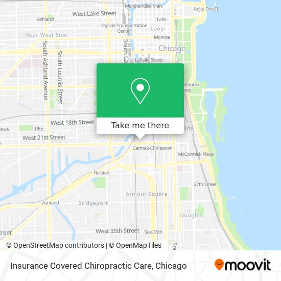 Mapa de Insurance Covered Chiropractic Care