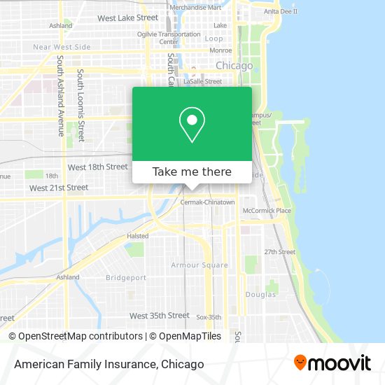 American Family Insurance map