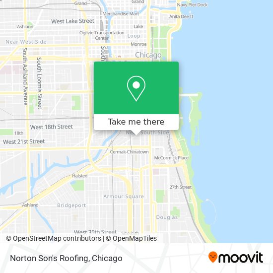 Norton Son's Roofing map