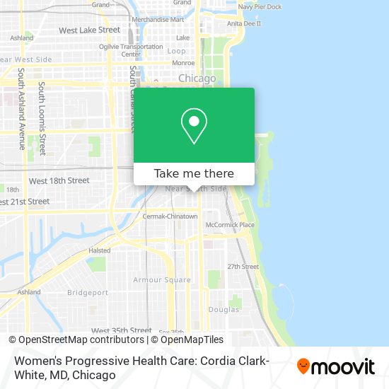 Women's Progressive Health Care: Cordia Clark-White, MD map