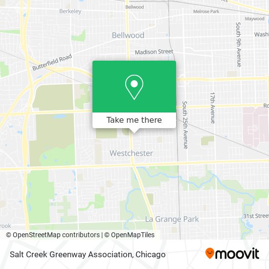 Salt Creek Greenway Association map