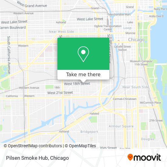 Pilsen Smoke Hub map