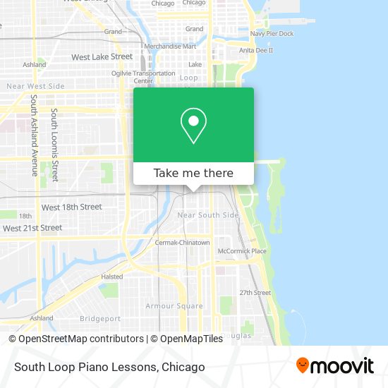 South Loop Piano Lessons map
