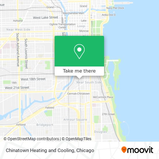 Mapa de Chinatown Heating and Cooling