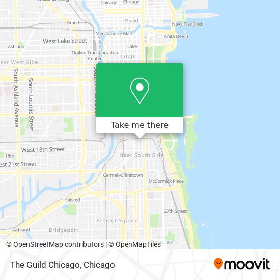 The Guild Chicago map