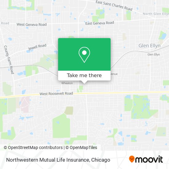 Northwestern Mutual Life Insurance map