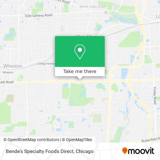 Bende's Specialty Foods Direct map