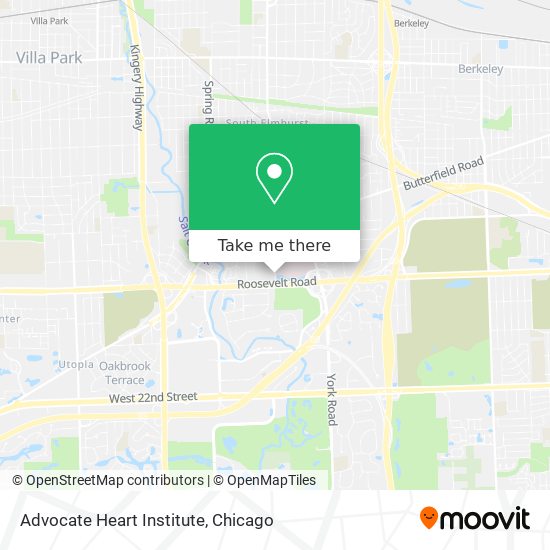 Mapa de Advocate Heart Institute