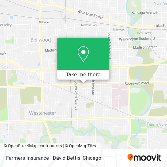 Farmers Insurance - David Bettis map