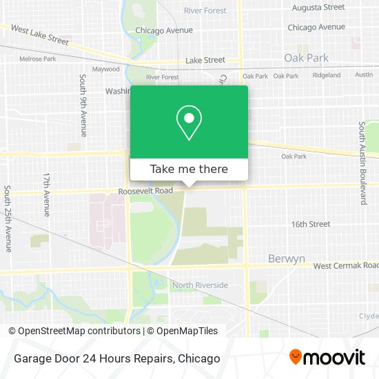 Mapa de Garage Door 24 Hours Repairs