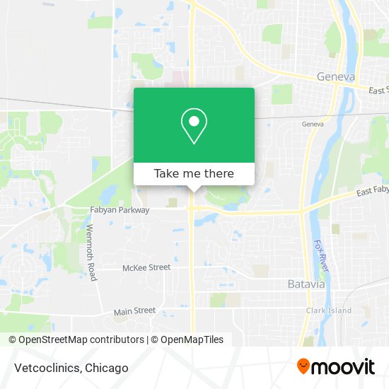 Vetcoclinics map